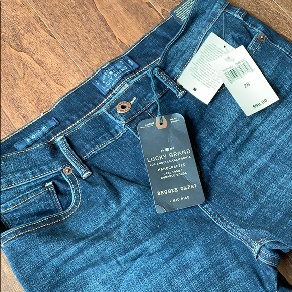 Lucky Brand Brooke Capri Jeans NWT Size 6/28 - Picture 4 of 7